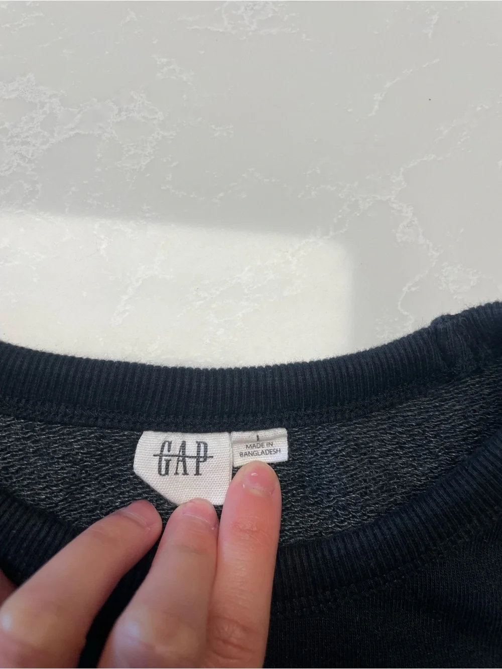 GAP Black Crewneck Sweatshirt